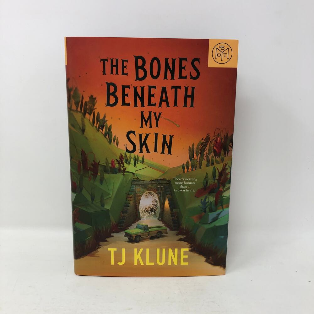 The Bones Beneath My Skin by TJ Klune HCDJ BOTM Hardcover SciFi Fantasy